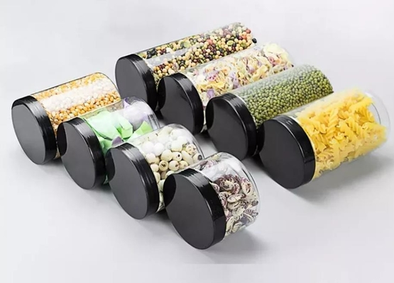 黒いふたとの空ねじ帽子400mlのプラスチック瓶の透明な詰め替え式