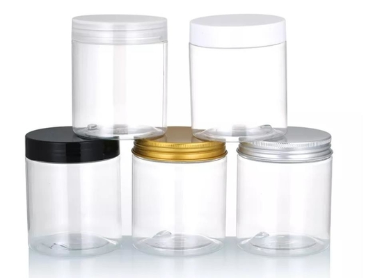 黒いふたの食品等級が付いている30ml 80ml 100ml 120ml 150mlのゆとりペット プラスチック瓶